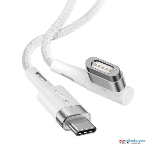 Baseus Zinc Magnetic Series iP Laptop Charging Cable Type-C to Lshaped Port 60W 2m